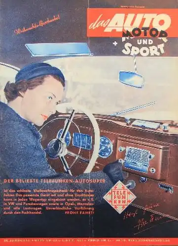&quot;Das Auto, Motor & Sport&quot; Auto-Magazin 1951