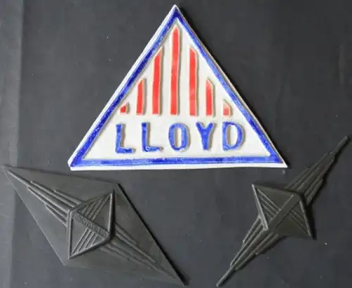 Borgward - Lloyd Logo Werbeschablonen aus Kunststoff 1960