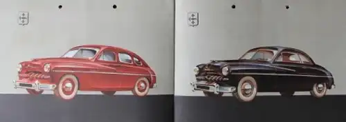 Ford Vedette &quot;Ein großer Wagen von Ford&quot; 1950 Automobilprospekt