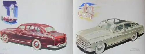 Ford Vedette Modellprogramm 1954 Automobilprospekt