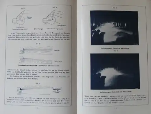 Bosch &quot;Boschlicht und Anlasser für Kraftfahrzeuge&quot; technisches Handbuch 1930
