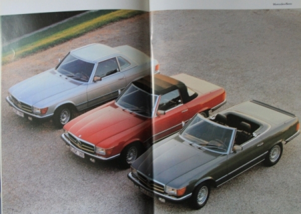 Mercedes Benz 280 Sl Bis 500 Sl Modellprogramm 1980