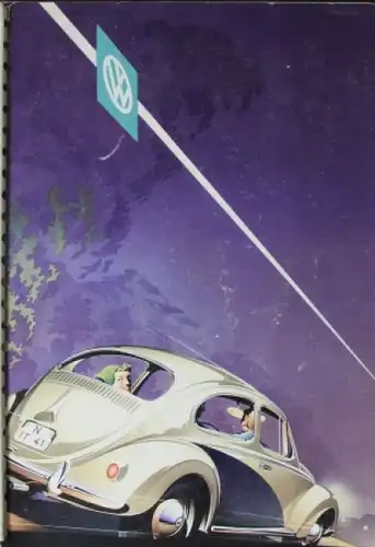 Volkswagen Käfer Modellprogramm 1958 Reuters Automobilprospekt