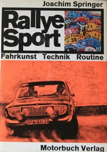 Springer &quot;Rallye Sport - Fahrkunst und Technik&quot; Motorsport 1966