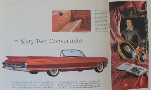 Cadillac Modellprogramm 1961 Automobilprospekt