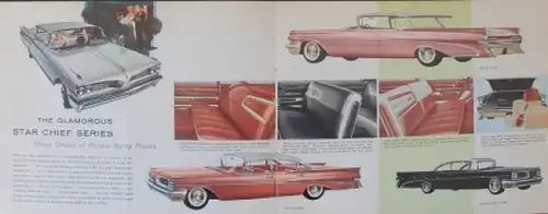 Pontiac Modellprogramm &quot;People going place are going&quot; 1959 Automobilprospekt