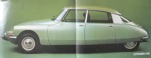 Citroen DS Modellprogramm 1973 Automobilprospekt