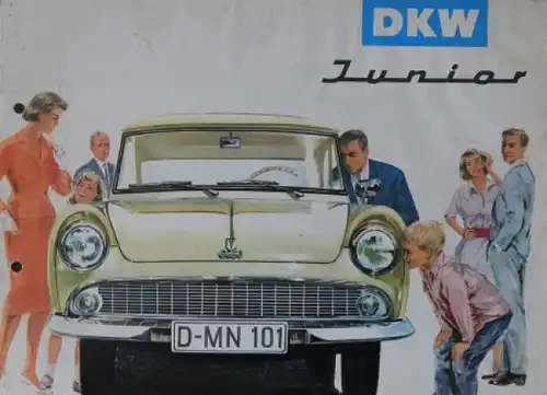 DKW Junior Modellprogramm 1962 Gotschke Automobilprospekt