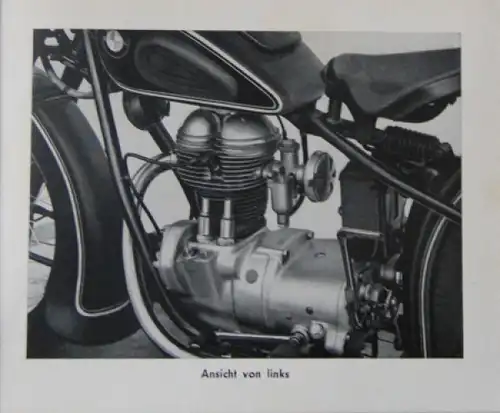 BMW Motorrad R 25/2 Bedienungs-Handbuch 1952