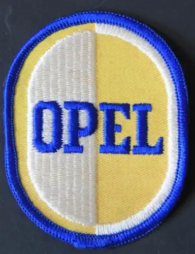 Opel Firmenlogo Stoffaufnäher für Arbeitskleidung 1965