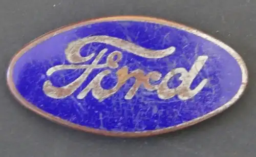 Ford Model A ovales Radiator-Emblem emailliertes Metall 1930