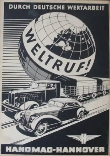 Hanomag &quot;Der Anlasser&quot; Firmenzeitschrift 1939