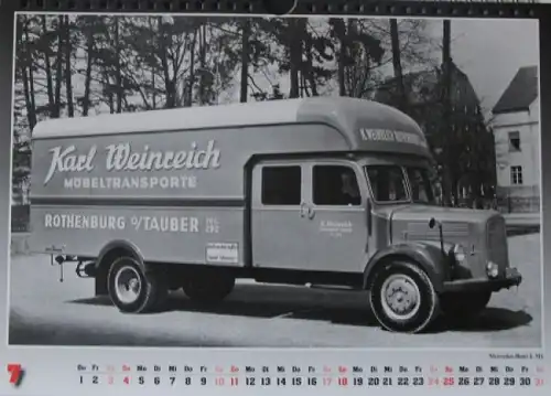 Alte Lastwagen - LKW-Jahreskalender mit historischen Motiven 2010