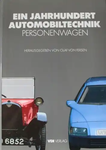 Fersen &quot;Ein Jahrhundert Automobiltechnik - Personenwagen&quot; Fahrzeughistorie 1986