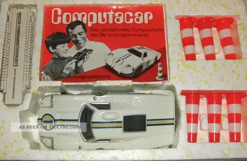 Hasbro Haselfeld Brothers &quot;Computar Car&quot; Fernsteuer-Modell in Originalbox Made in USA 1968