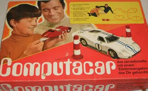Hasbro Haselfeld Brothers &quot;Computar Car&quot; Fernsteuer-Modell in Originalbox Made in USA 1968