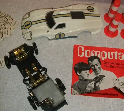 Hasbro Haselfeld Brothers &quot;Computar Car&quot; Fernsteuer-Modell in Originalbox Made in USA 1968