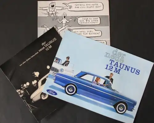 Ford Taunus Händlermappe Modellprogramm 1962 Automobilprospekt