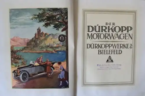 Dürkopp Motorwagen 1924 Automobilprospekt