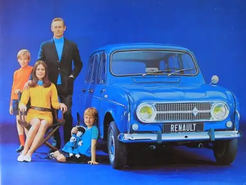 Renault 4 Modellprogramm 1967 Automobilprospekt