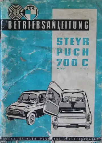 Steyr-Puch 700 C Kombi 1961 Betriebsanleitung