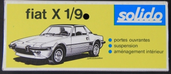 Solido Fiat X1 9 Metallmodell 1974 In Originalbox Nr 2306