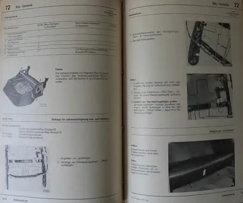 Volkswagen &quot;Kraftstoffanlage&quot; Reparatur-Handbuch 1973
