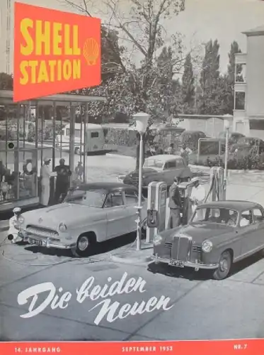 &quot;Shell Station&quot; Tankstellen-Magazin 1953