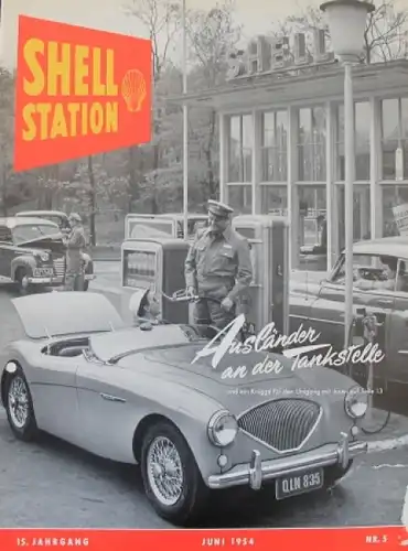 &quot;Shell Station&quot; Tankstellen-Magazin 1954
