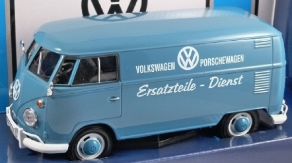 Porschewagen Ersatzteile 1:24 von Motormax VW T1 blau Transporter Volkswagen
