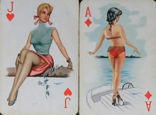Darling &quot;Pin-up Playingcards&quot; Kartenspiel 1956