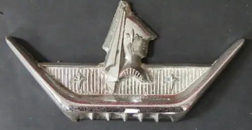 Ford Mercury Motorhauben-Emblem 1956 Metall