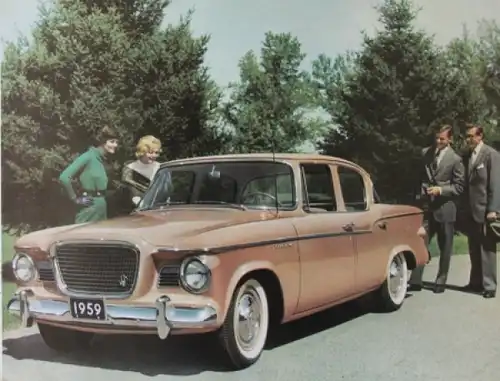 Studebaker Lark Modellprogramm 1959 Automobilprospekt