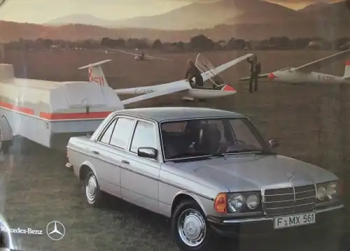Mercedes-Benz 280 Original Werbeplakat 1982