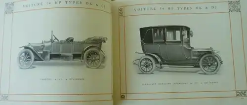De Dion Bouton Voiture de Ville 1912 Automobilprospekt