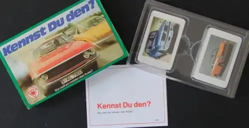 Altenburger &quot;Kennst Du den?&quot; Kartenspiel in Originalbox 1974