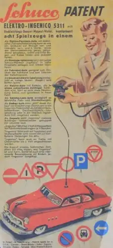 Schuco Patent Elektro-Ingenico 5311 Bedienunganleitung 1948