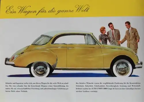 DKW Auto-Union 1000 Coupe de Luxe 1964 Automobilprospekt