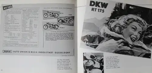 Knittel &quot;DKW Motorräder 1949-58&quot; Motorrad-Historie 1988