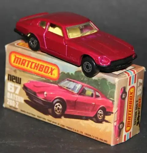 Matchbox Superfast Datsun 260 Z 2x2 1978 Metall in Original Box