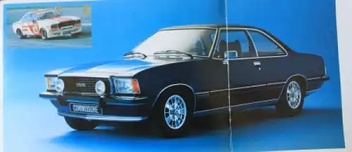 Opel Commodore Modellprogramm 1976 Automobilprospekt