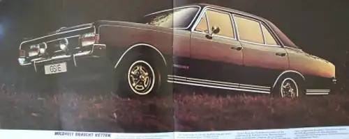 Opel Commodore GS/E 1970 Automobilprospekt