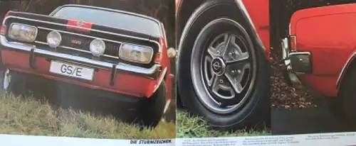 Opel Commodore GS/E 1970 Automobilprospekt