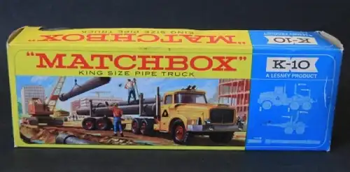 Matchbox Kingsize General Motors Sattelzug 1967 in Originalbox Metall