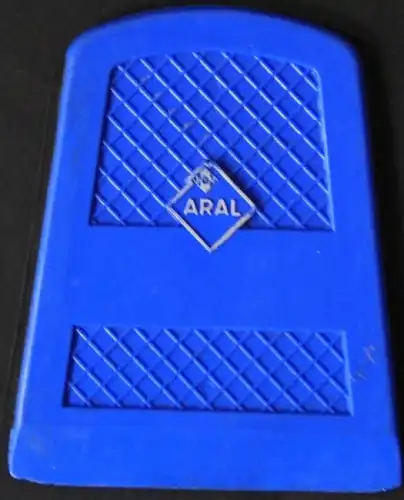 BV Aral Werbe-Eiskratzer mit Logo 1965 Kunststoff
