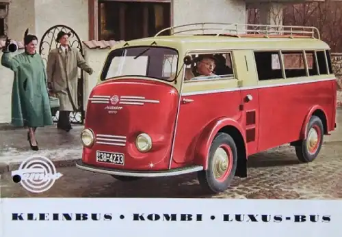 Tempo Matador Kleinbus - Kombi 1953 Automobilprospekt