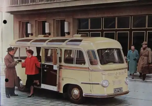 Tempo Matador Kleinbus - Kombi 1953 Automobilprospekt