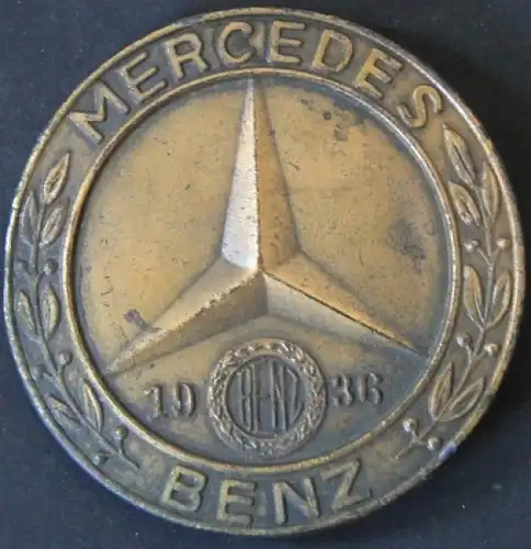Mercedes-Benz Gürtelschnalle mit Logo 1936 Messing