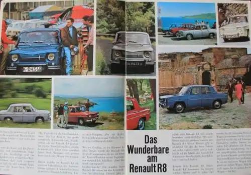 Renault R8 Major 1965 Automobilprospekt