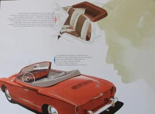 Volkswagen Karmann Ghia 1959 Reutersmotive Automobilprospekt